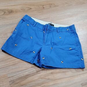 ☔️🔸️Jones New York Blue & Yellow Bumblebee Shorts Size 8